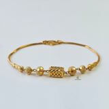 INTRICATE BEADED TUBE BRACELET