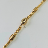 CENTRE BEADED TUBE BRACELET