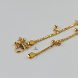 BEADED BALL CHARM ANKLET