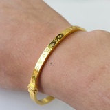 THIN LV MONOGRAM HINGED BANGLE