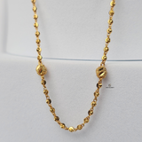LINE CUTTING BEADED CHAIN