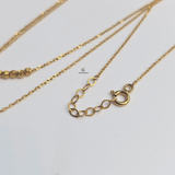 DOUBLE SATELLITE CHAIN NECKLACE