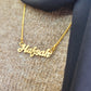 LIGHTWEIGHT ENGLISH NAME NECKLACE | MADE TO ORDER | DISPATCHED WITHIN 1 WEEK