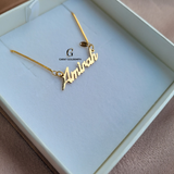 LIGHTWEIGHT ENGLISH NAME NECKLACE | MADE TO ORDER | DISPATCHED WITHIN 1 WEEK