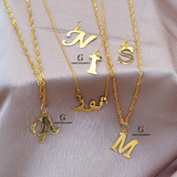 LIGHTWEIGHT INITIAL NECKLACE | MADE TO ORDER | DISPATCHED WITHIN 1 WEEK