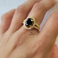 OVAL BLACK ONYX RING