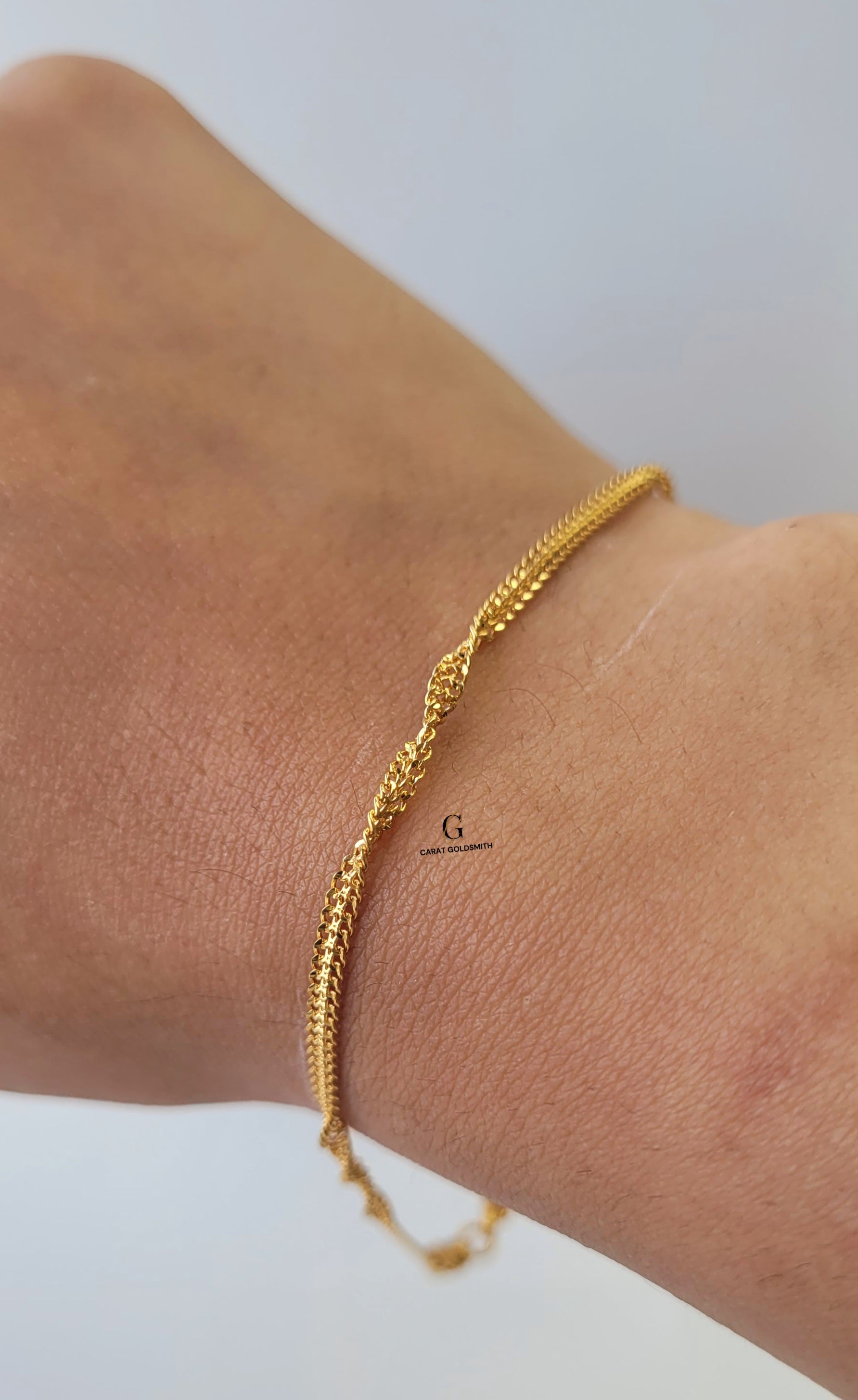 Twisted gold outlet bracelet