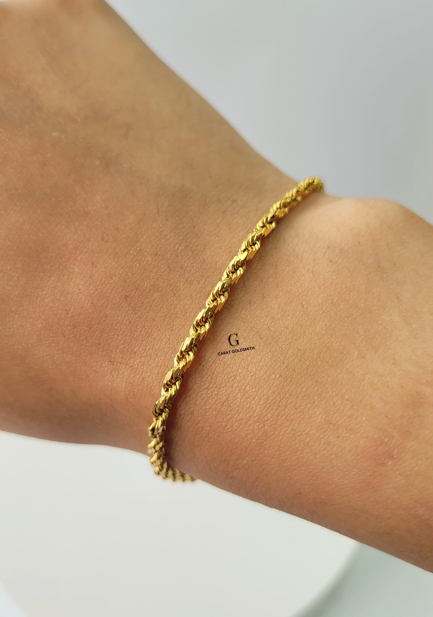 SOLID ROPE CHAIN BRACELET