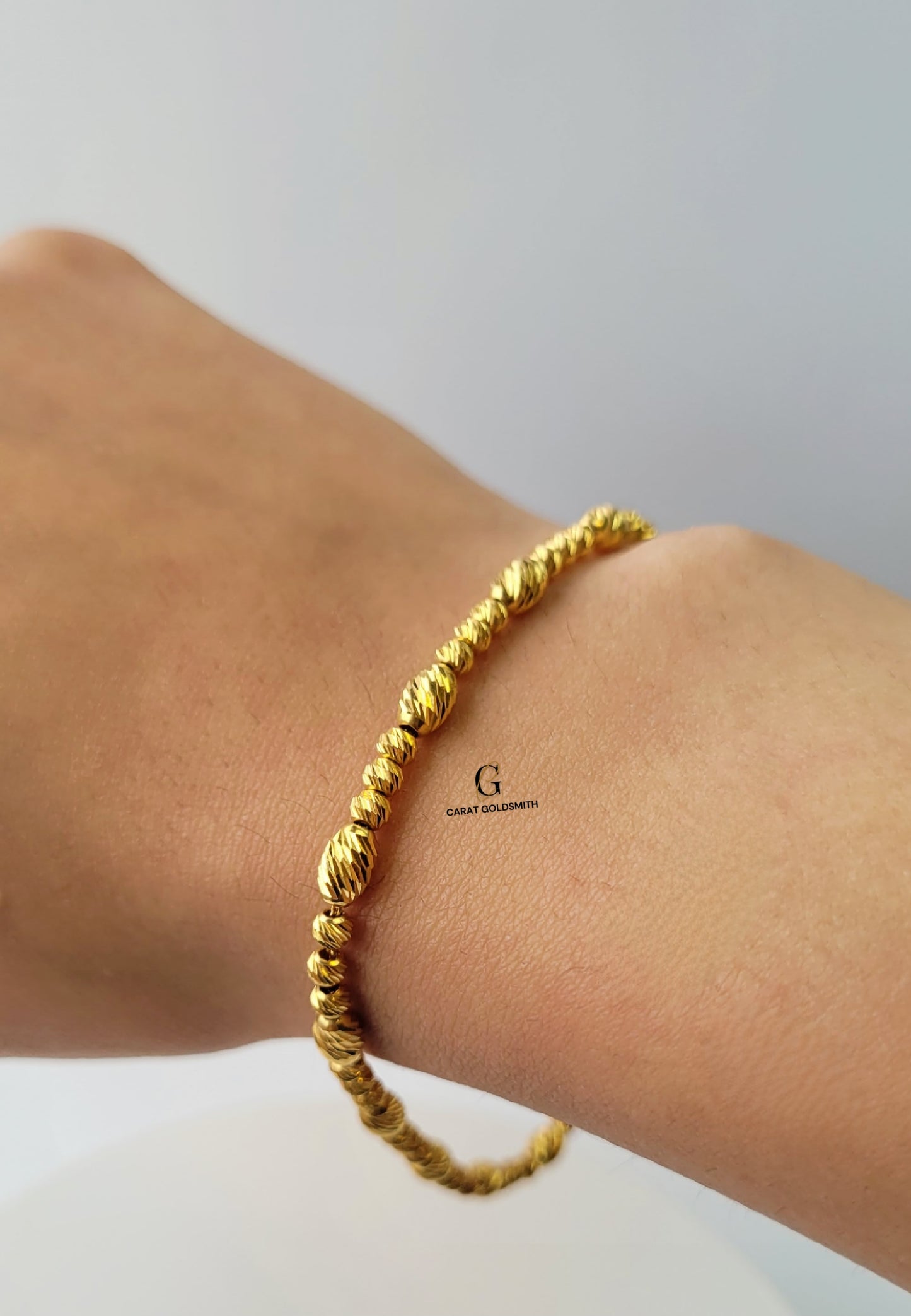 MOVING BALL GOLD BRACELET