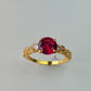 ROUND RUBY RING