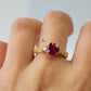 ROUND RUBY RING