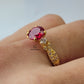 ROUND RUBY RING