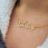 LIGHTWEIGHT ENGLISH NAME NECKLACE | MADE TO ORDER | DISPATCHED WITHIN 1 WEEK