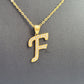 F INITIAL PENDANT