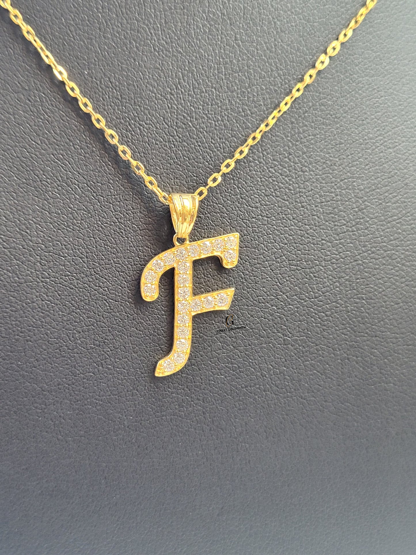 F INITIAL PENDANT