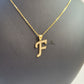 F INITIAL PENDANT