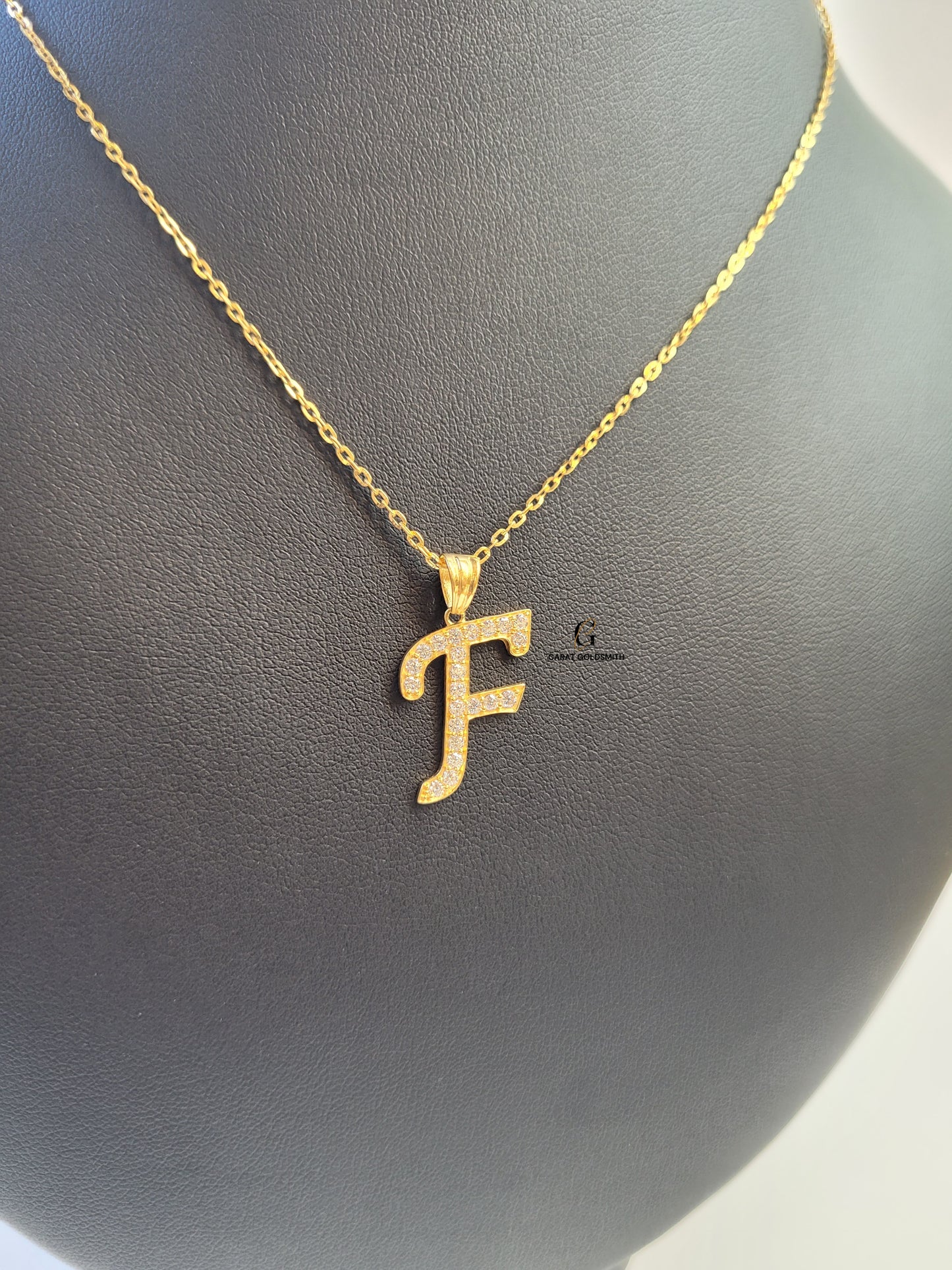 F INITIAL PENDANT