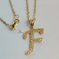 F INITIAL PENDANT