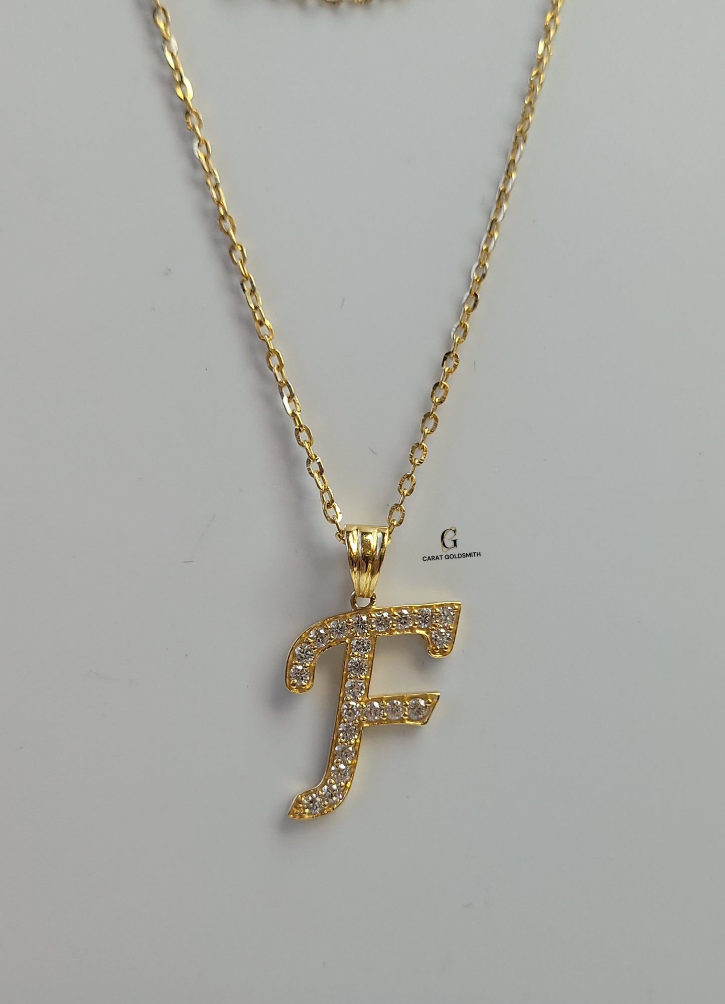 F INITIAL PENDANT