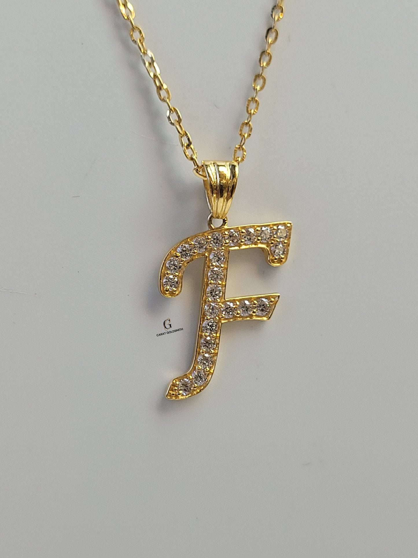 F INITIAL PENDANT