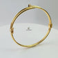 GOLD NAIL CUFF BANGLE