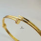 GOLD NAIL CUFF BANGLE