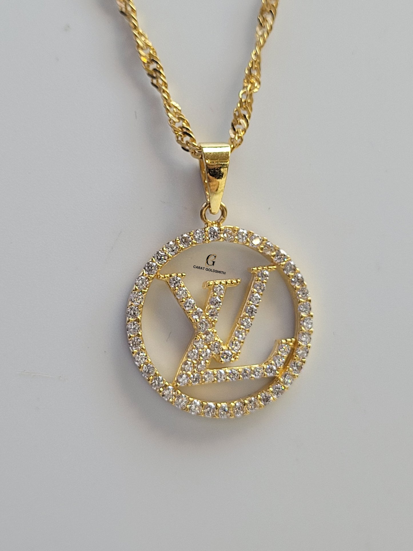 DISC DIAMANTE PENDANT