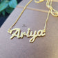 LIGHTWEIGHT ENGLISH NAME NECKLACE | MADE TO ORDER | DISPATCHED WITHIN 1 WEEK