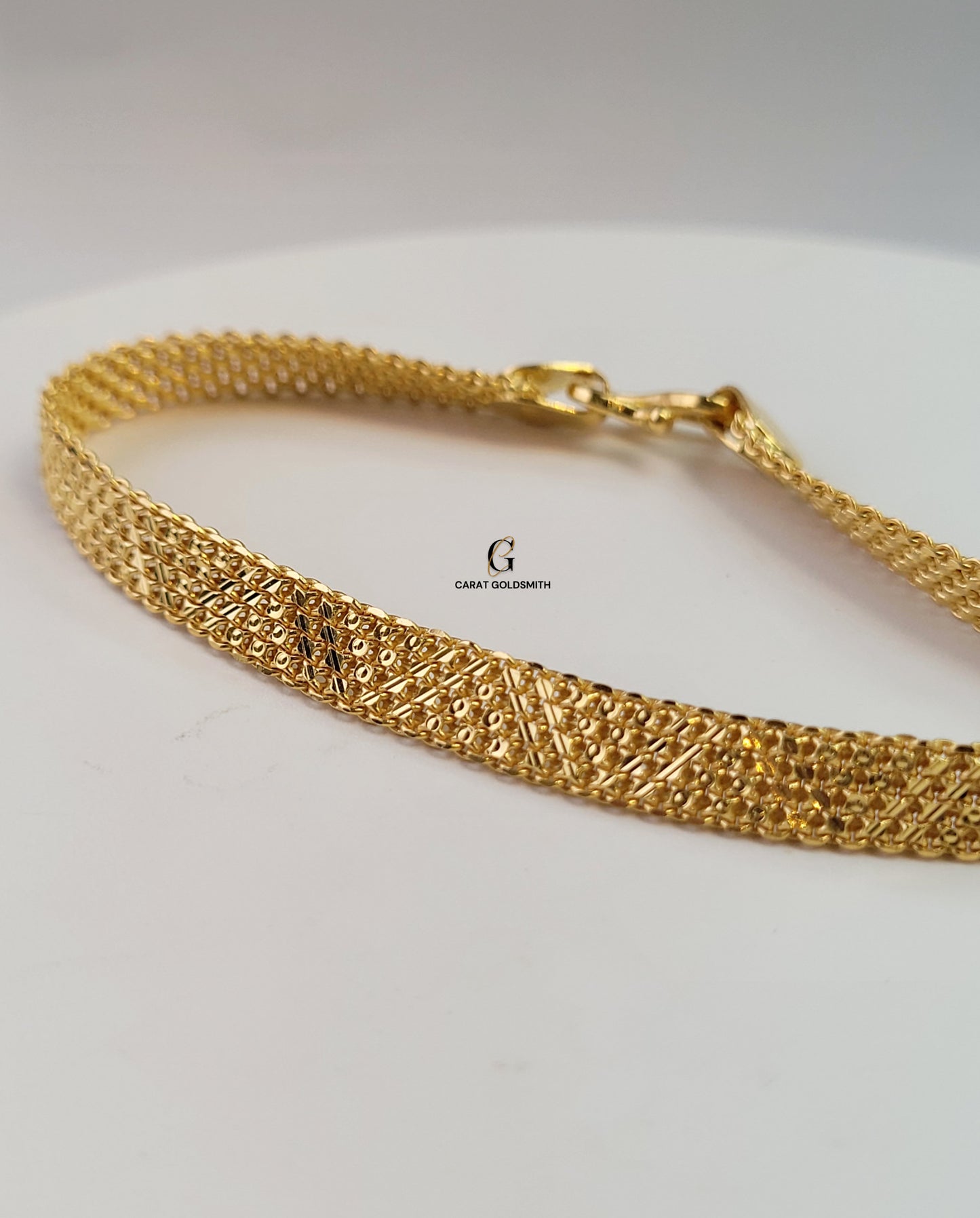 FLAT MESH WIDE BRACELET