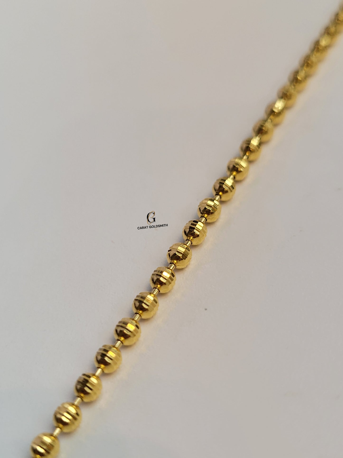 GOLD BEADED ANKLET