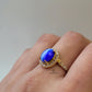 BLUE AND WHITE STONE RING