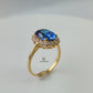 SAPPHIRE OVAL RING