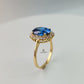 SAPPHIRE OVAL RING