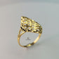 INTRICATE CUTTING GOLD RING