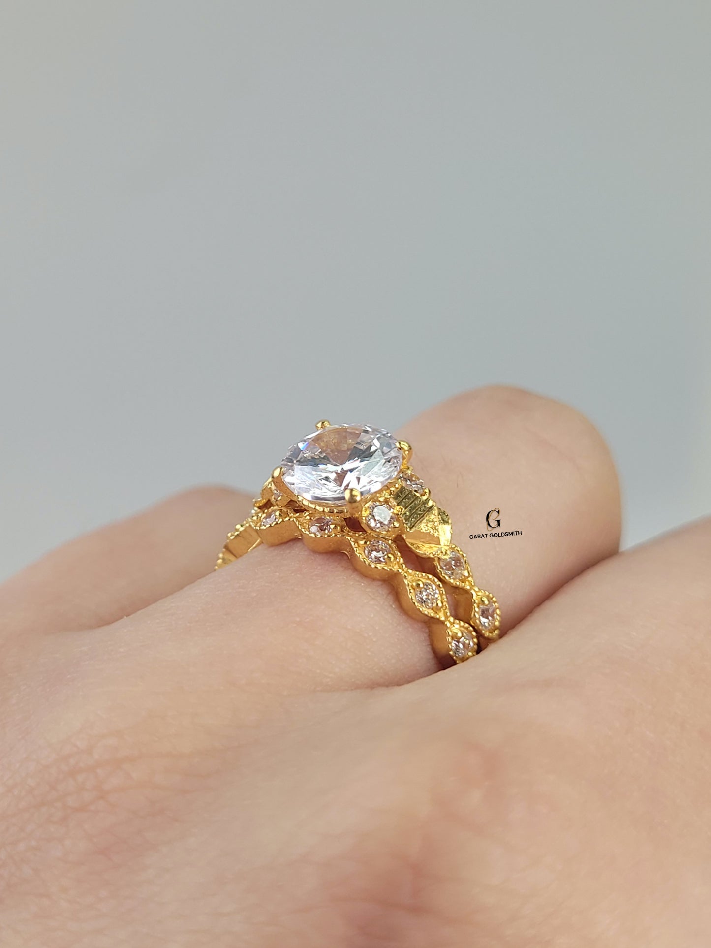 INTRICATE DOUBLE RING