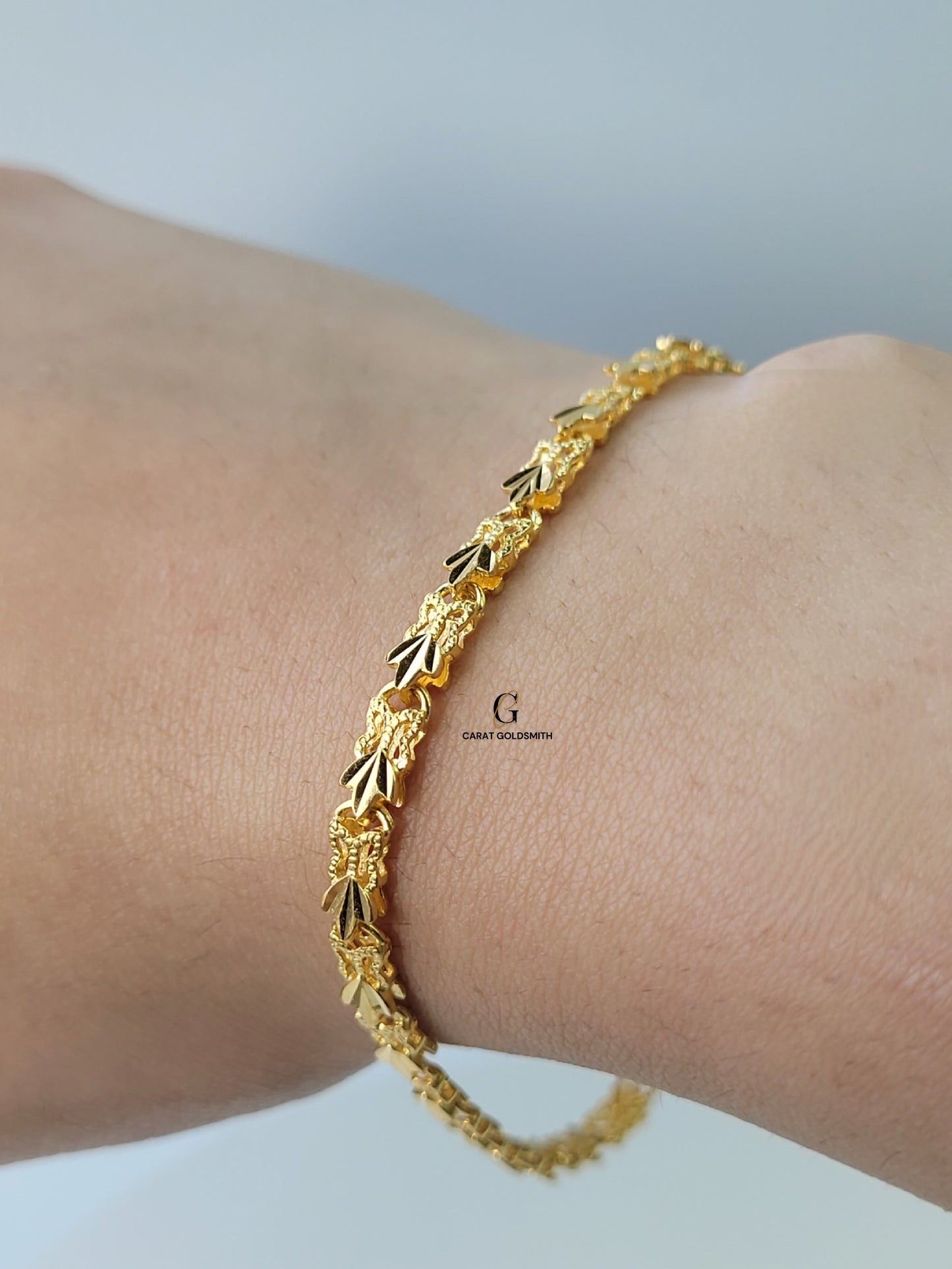 LEAF CUTTING BRACELET