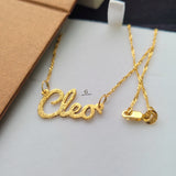 LIGHTWEIGHT ENGLISH NAME NECKLACE | MADE TO ORDER | DISPATCHED WITHIN 1 WEEK