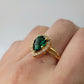 EMERALD PEAR CUT RING