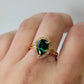 EMERALD PEAR CUT RING