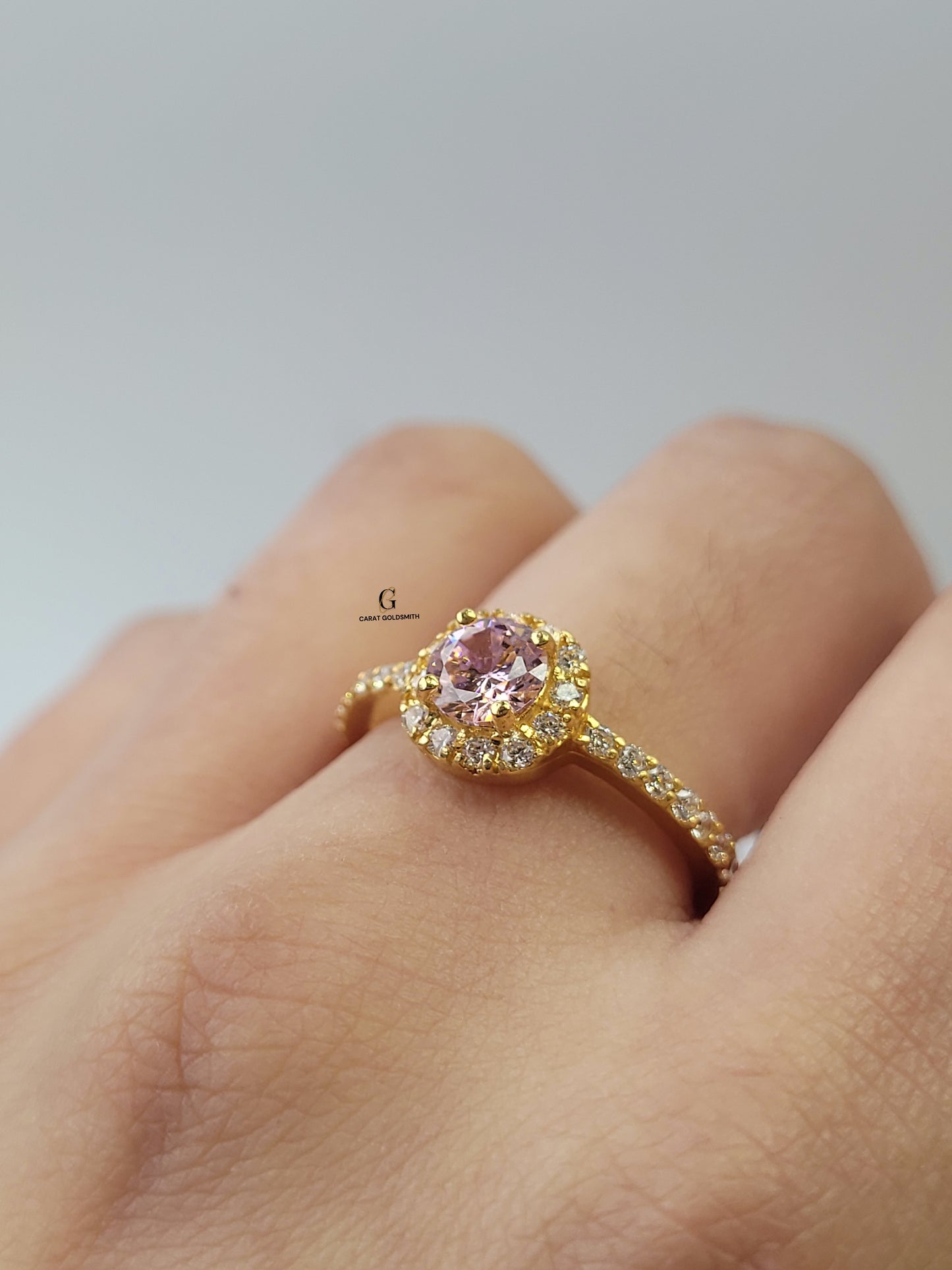 PINK HALO RING