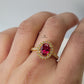 ETERNITY RUBY OVAL RING