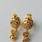 DIAMANTE GOLD DROP EARRINGS