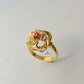 GOLD PETAL RING