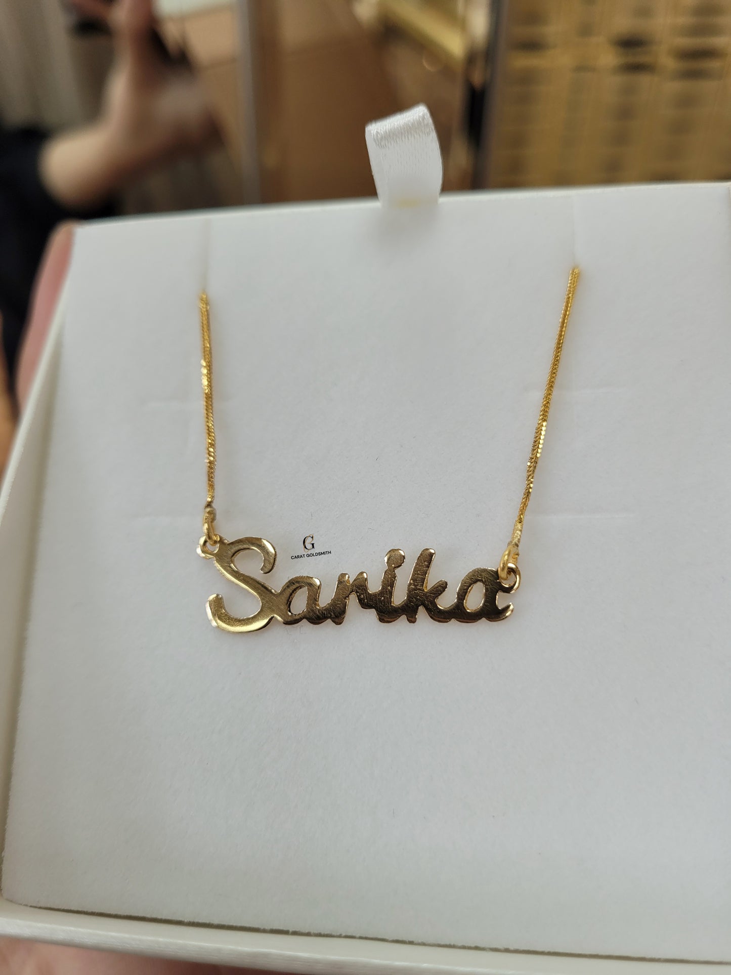 LIGHTWEIGHT ENGLISH NAME NECKLACE | MADE TO ORDER | DISPATCHED WITHIN 1 WEEK