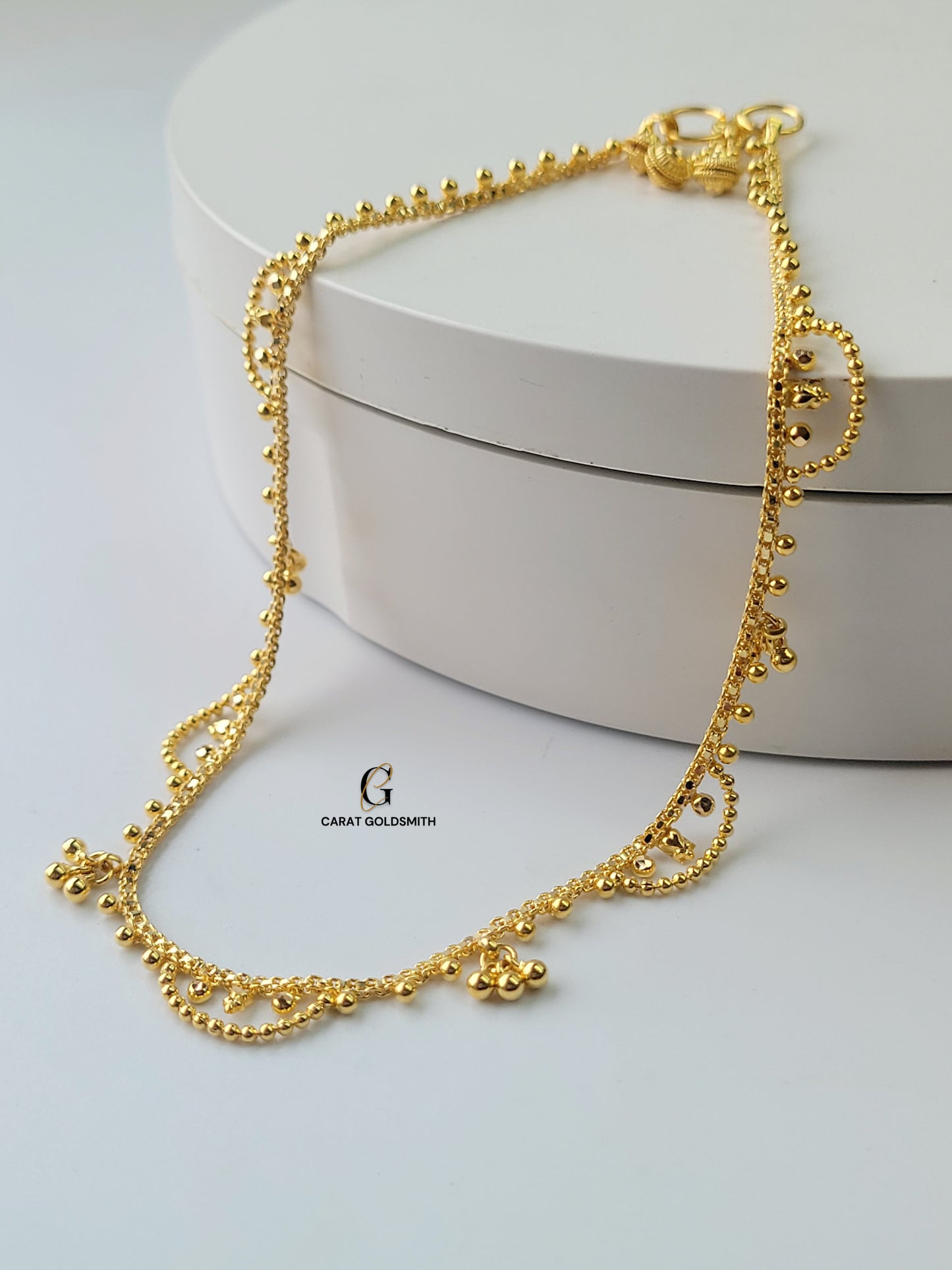 DRAPED CHAIN ANKLET