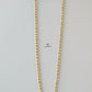 BEADED TWO TONE CHAIN