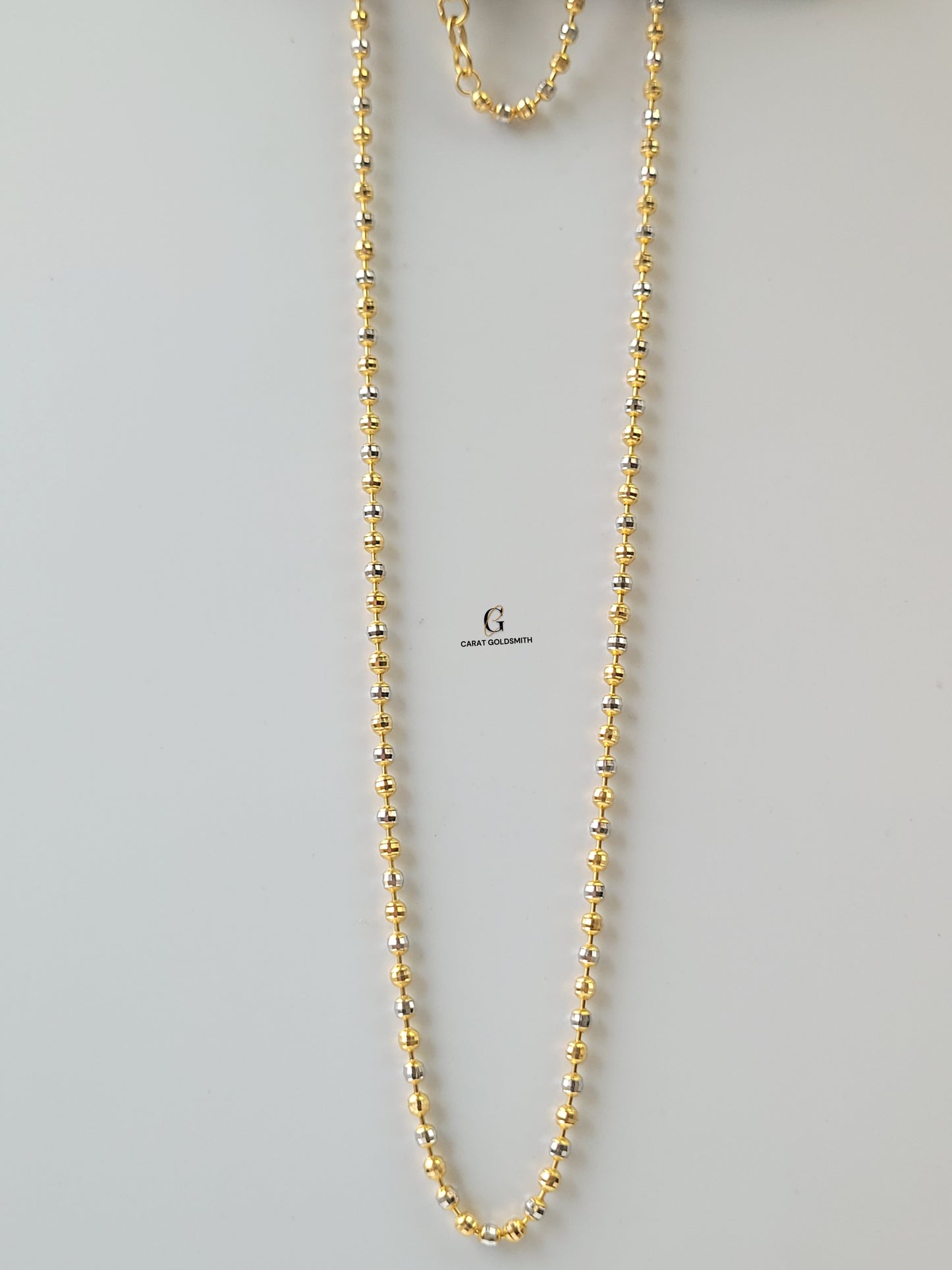 BEADED TWO TONE CHAIN