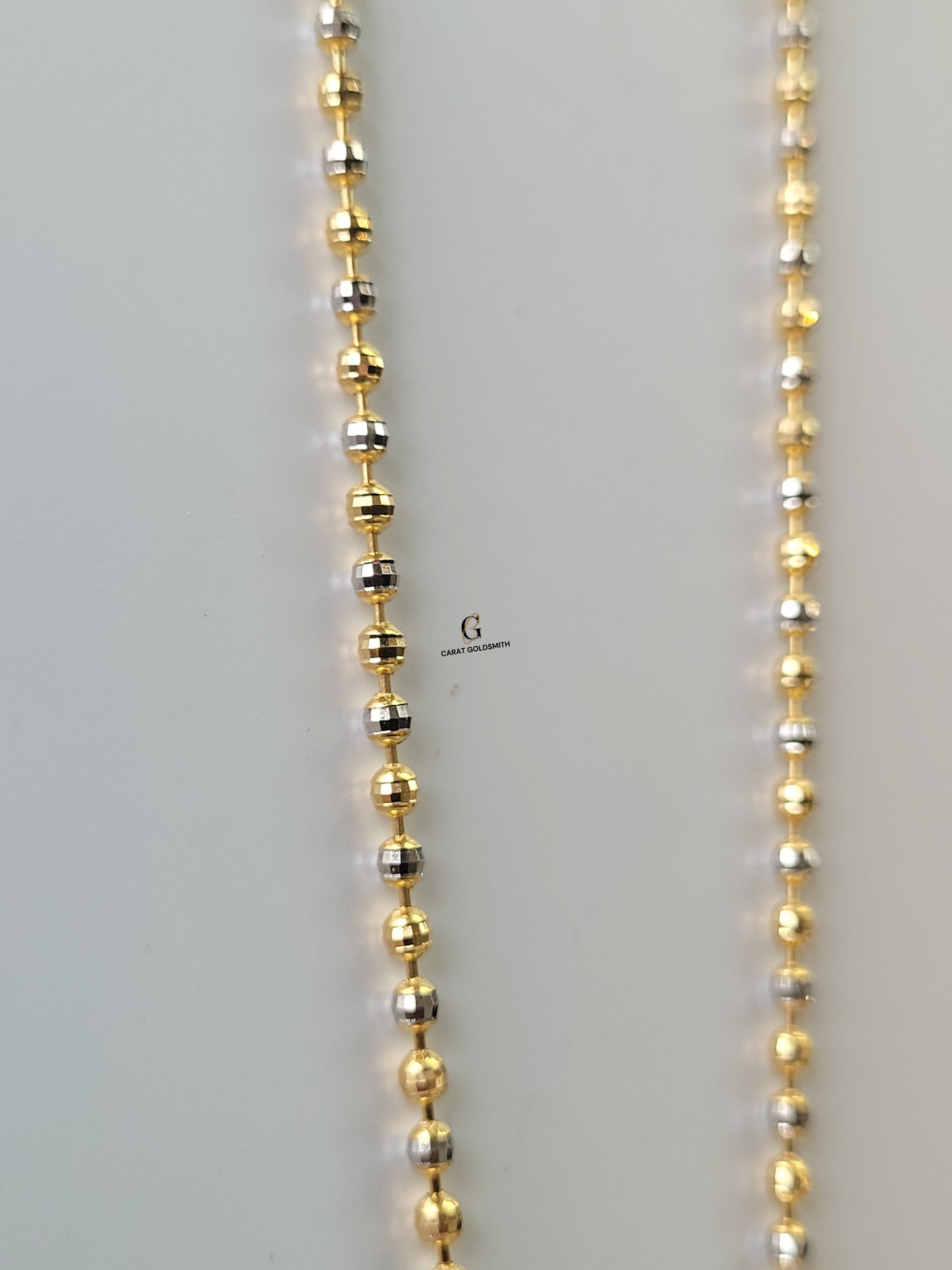 BEADED TWO TONE CHAIN