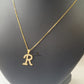 R INITIAL PENDANT