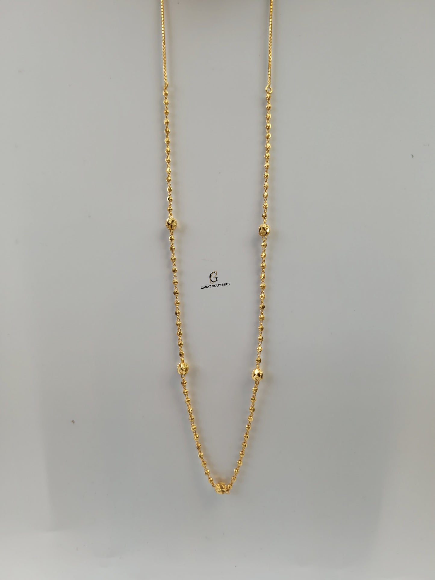 DIAMOND CUT BEADED CHAIN